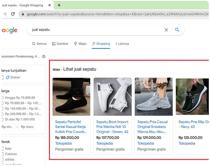 Google Ads - google shopping ads